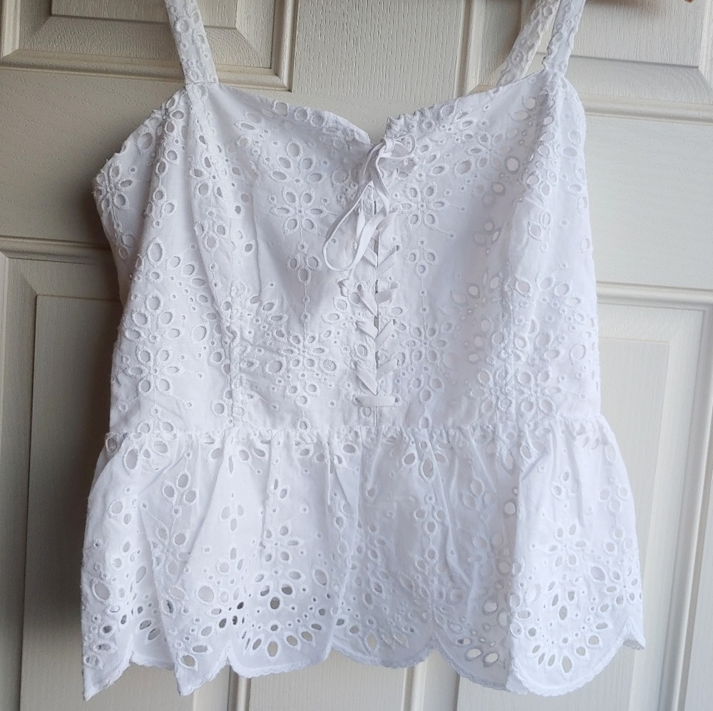 Cupcakes and Cashmere peplum top